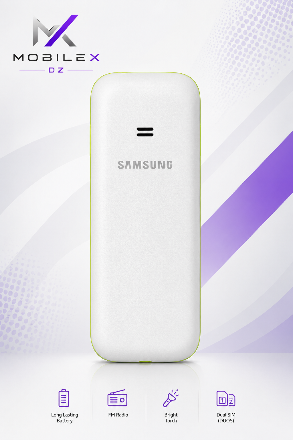 TELEPHONE SAMSUNG B315E 02 PUCE